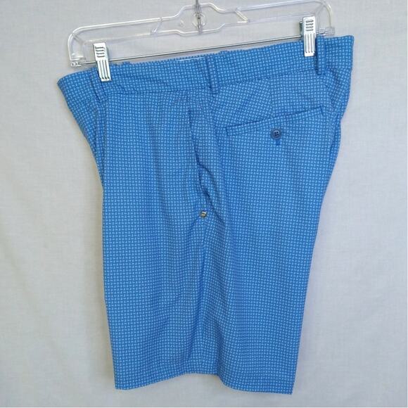 RLX Ralph Lauren Golf Shorts Blue Water Drop Pattern Size 30 Performance - Picture 5 of 14